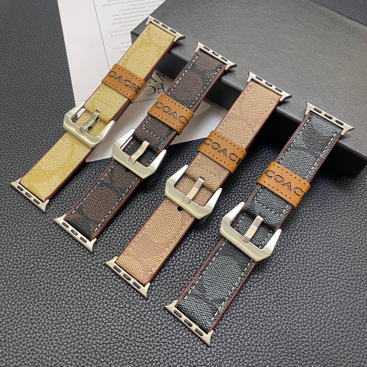 Coa-Dark brown Watch Band