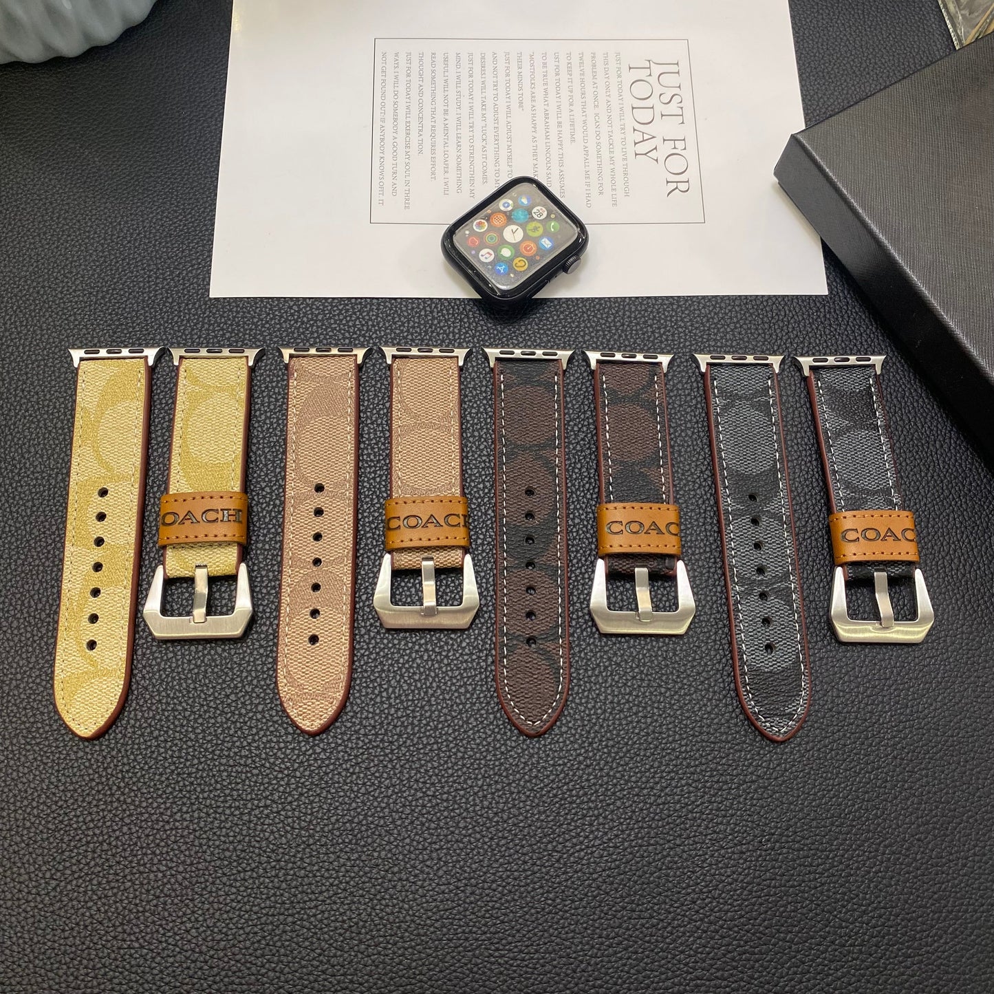 Coa-Dark brown Watch Band