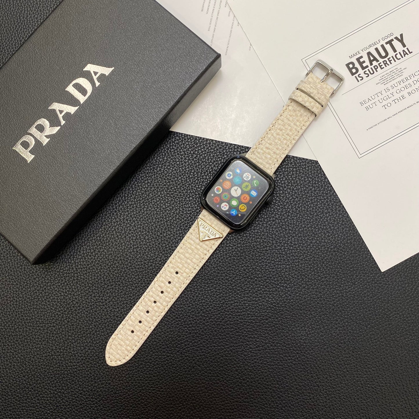 PA-White Watch Band
