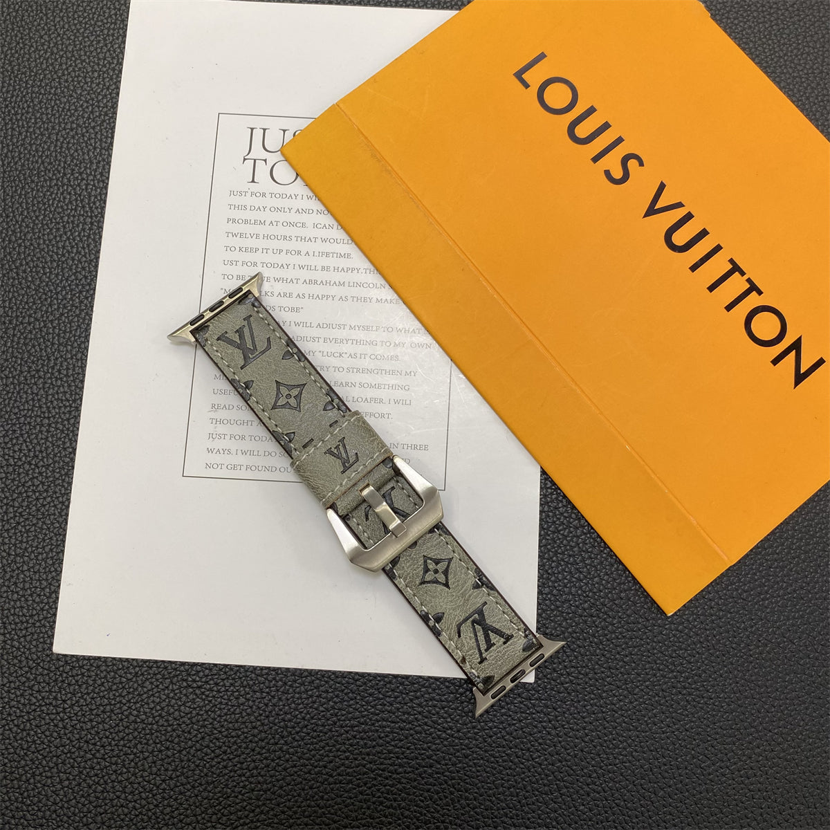 L-Brown Watch Band